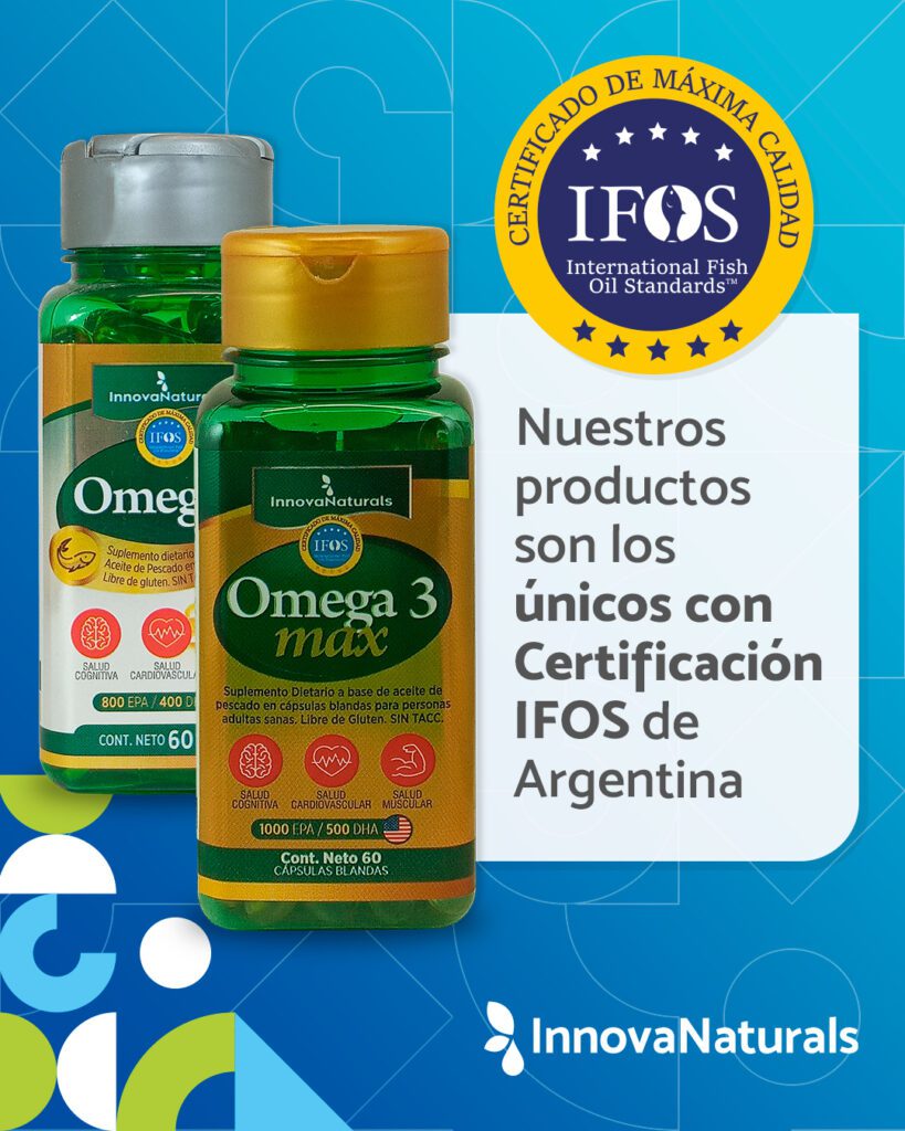 InnovaNaturals Omega 3 con Certificación IFOS - InnovaNaturals