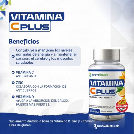 Vitamina C Plus (+D+Zinc) - Imagen 2