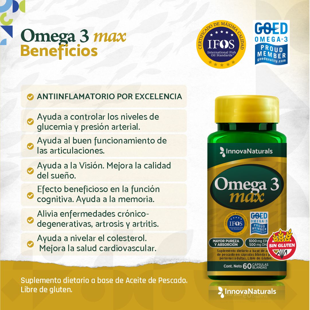 Omega 3 MAX 1000 EPA / 500 DHA - Imagen 3