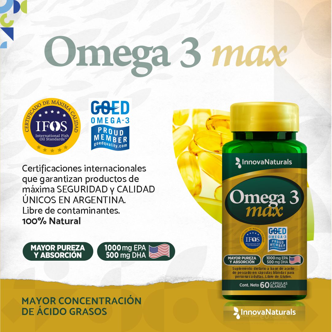 Omega 3 MAX 1000 EPA / 500 DHA - Imagen 2