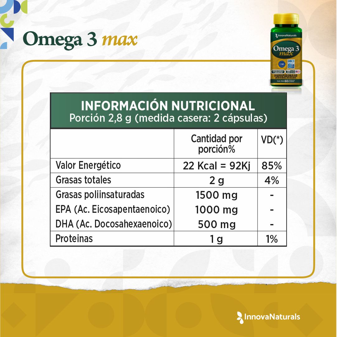 Omega 3 MAX 1000 EPA / 500 DHA - Imagen 4