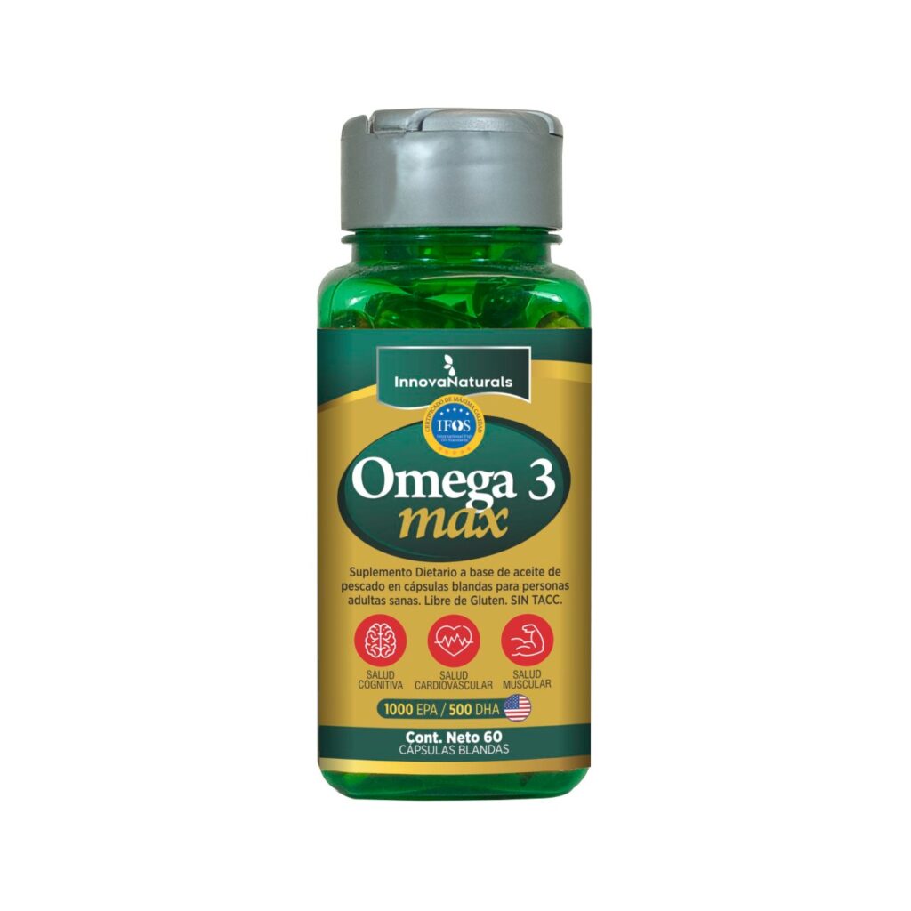 Omega 3 MAX con Certificación IFOS InnovaNaturals