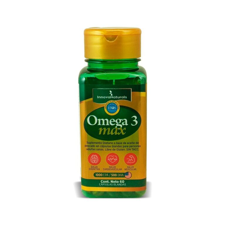 Omega 3 MAX con Certificación IFOS InnovaNaturals