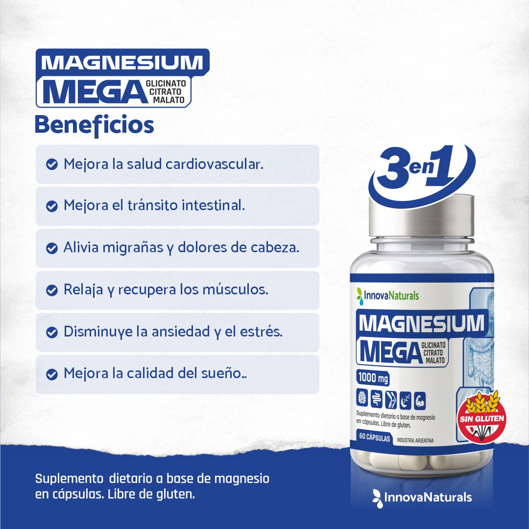 COMBO 5 - POTENTE (Vit B12 + Omega Max + Mega Mg) - Imagen 3
