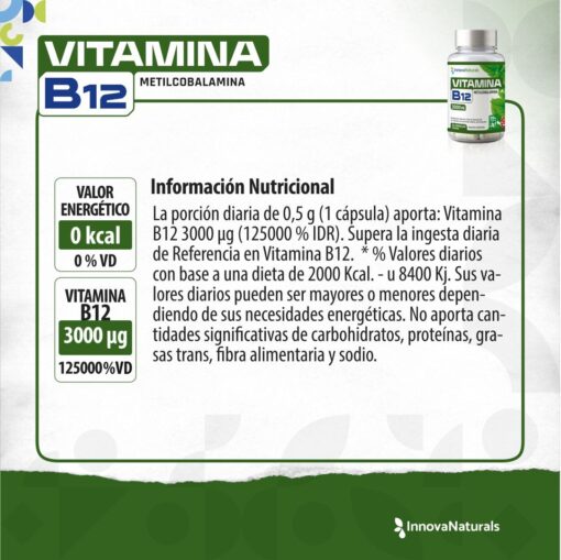 Vit. B12- Metilcobalamina - Imagen 3