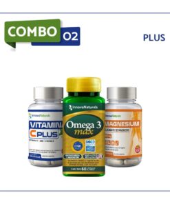COMBO 2 - PLUS (Vit C Plus + Omega Max + Glicinato)