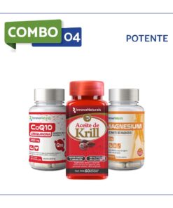 COMBO 4 - POTENTE (CoQ10+ Krill + Glicinato)