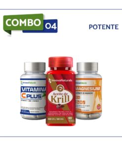 COMBO 4 - SUPER (Vit C Plus + Krill + Glicinato)
