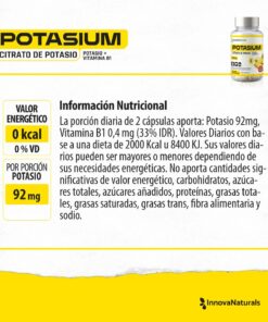 POTASSIUM – CITRATO DE POTASIO - Imagen 3